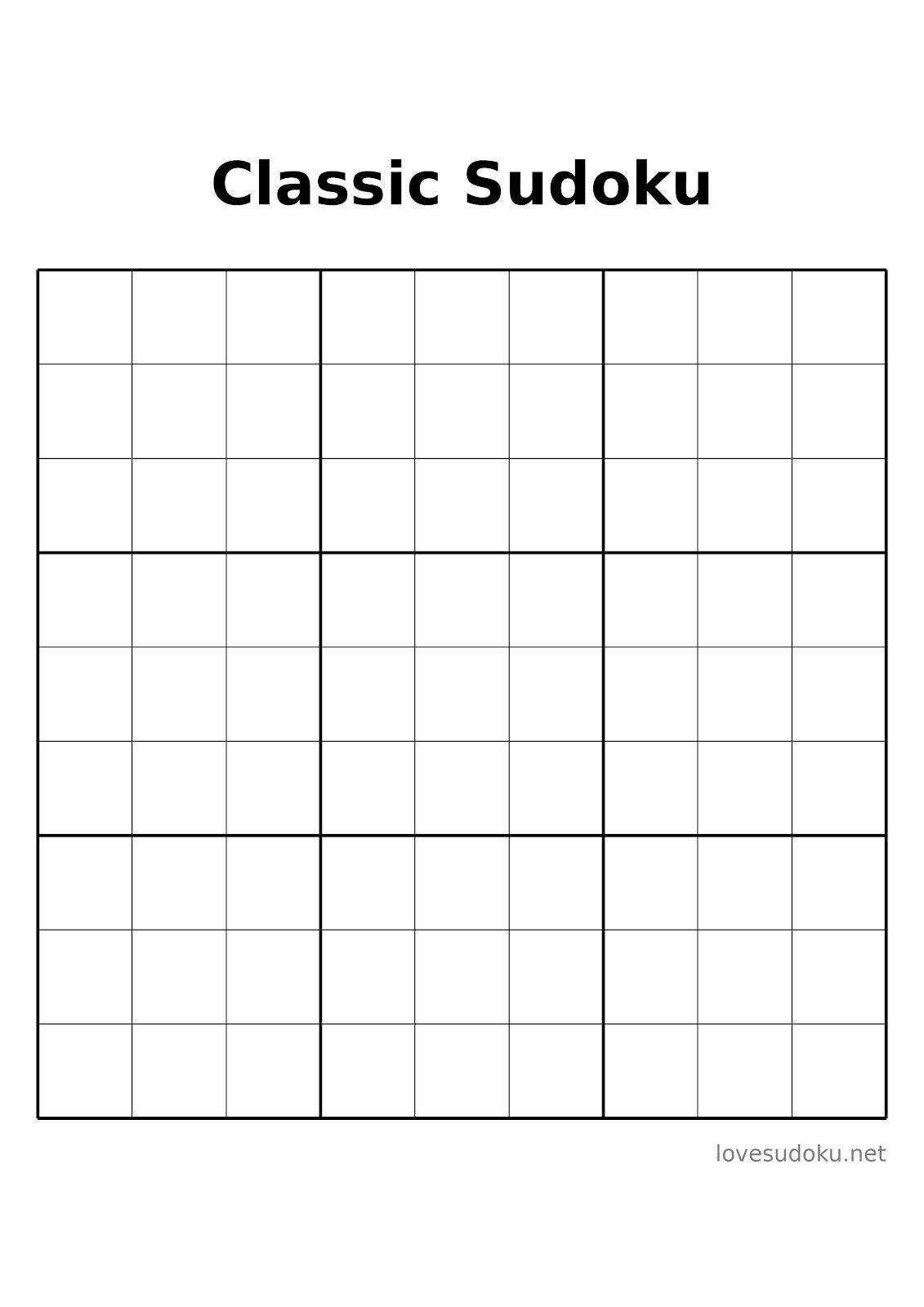 sudoku cross